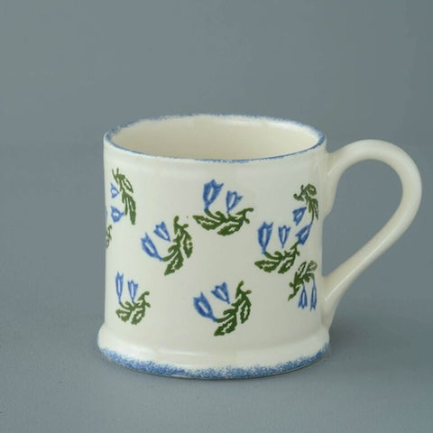 BRIXTON POTTERY NEW HANDMADE 250ml POTTERY MUG - Bluebell