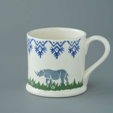 BRIXTON POTTERY NEW HANDMADE 250ml POTTERY MUG - Rhino