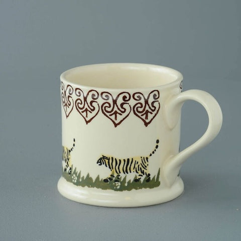 BRIXTON POTTERY NEW HANDMADE 250ml POTTERY MUG - Tiger