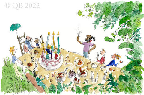 QUENTIN BLAKE - QB9912 - Collector's Limited Edition - Mr Filkins in the Desert