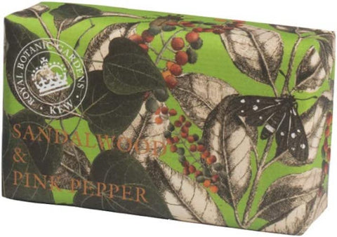 Kew Royal Botanical Gardens 240g Soap - Sandalwood & Pink Pepper