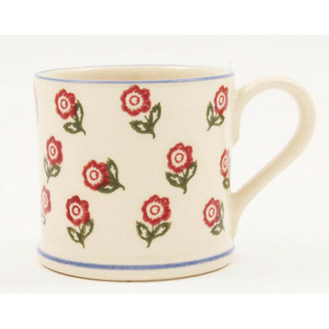 BRIXTON POTTERY NEW HANDMADE 250ml POTTERY MUG - Scattered Rose