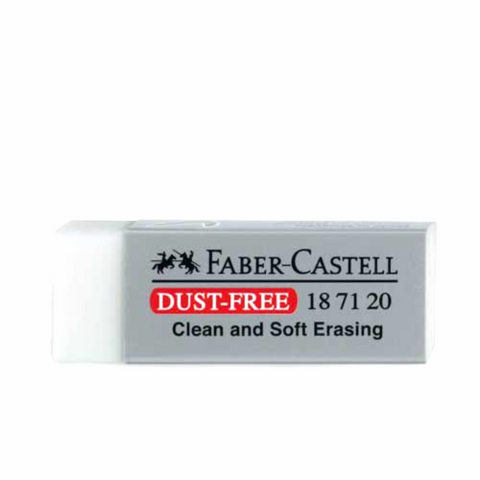 FABER-CASTELL PLASTIC PENCIL ERASER - "Dust Free"