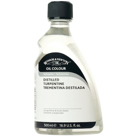 WINSOR & NEWTON DISTILLED TURPENTINE 500ml