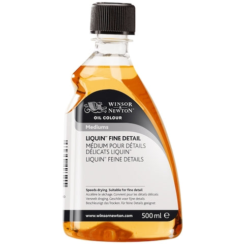 WINSOR & NEWTON OIL PAINTING LIQUIN FINE DETAIL - 500ml