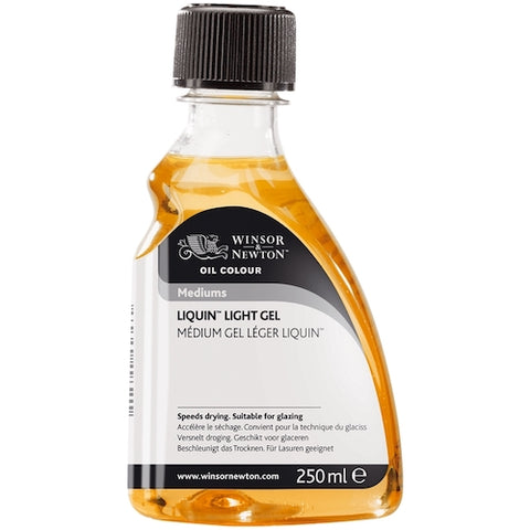 WINSOR & NEWTON OIL PAINTING LIQUIN LIGHT GEL MEDIUM - 250ml