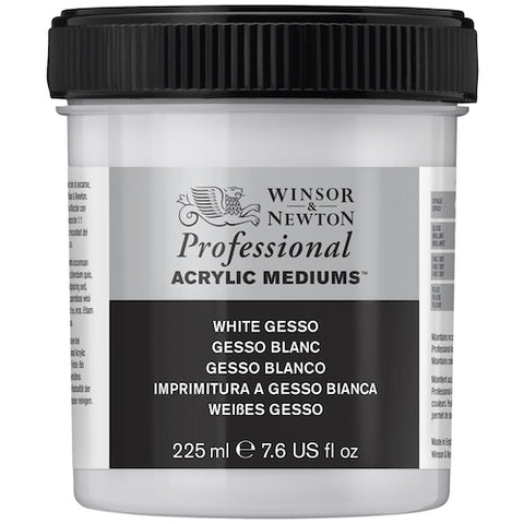 WINSOR & NEWTON PROFESSIONAL ARTISTS WHITE GESSO 225ml