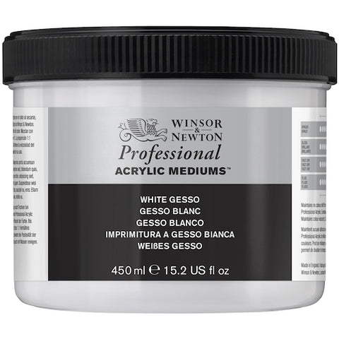 WINSOR & NEWTON PROFESSIONAL ARTISTS WHITE GESSO 450ml