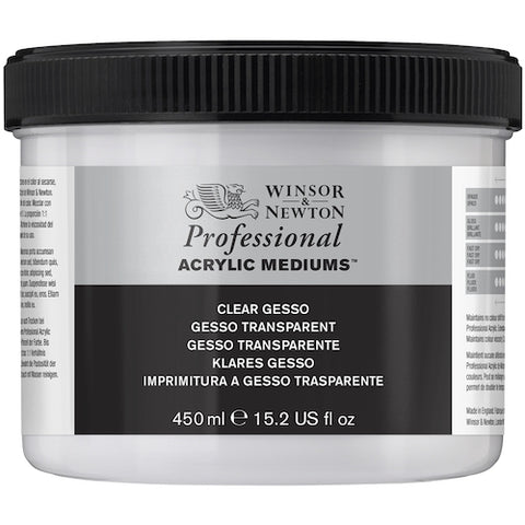 WINSOR & NEWTON PROFESSIONAL ARTISTS CLEAR GESSO 450ml