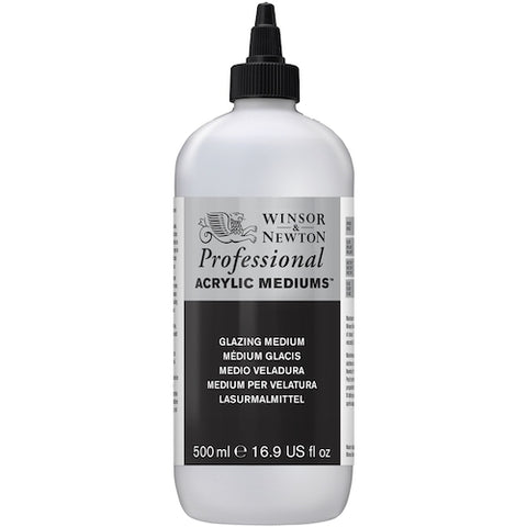 WINSOR & NEWTON PROFESSIONAL ACRYLIC GLAZING MEDIUM - 500ml