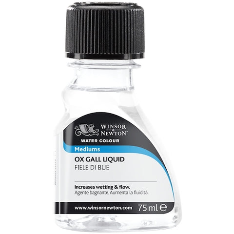 WINSOR & NEWTON ARTISTS WATERCOLOUR MEDIUM- Ox Gall Liquid 75ml