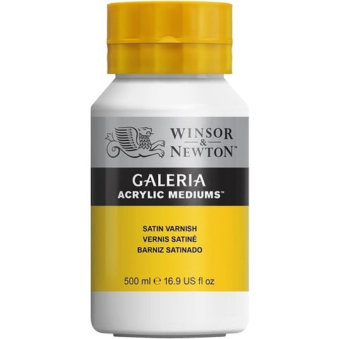 WINSOR & NEWTON GALERIA ACRYLIC SATIN VARNISH - 500ml
