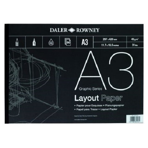DALER ROWNEY LAYOUT PAD - A3