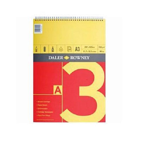 Daler Rowney Series A Spiral Cartridge Pad - A3