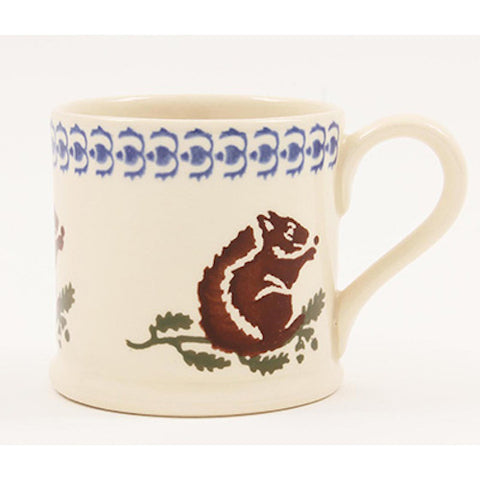 BRIXTON POTTERY NEW HANDMADE 250ml POTTERY MUG - Squirrel