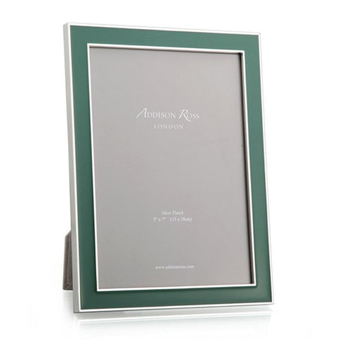 ADDISON ROSS Enamel Photograph Frame - Fern - 4" x 6"