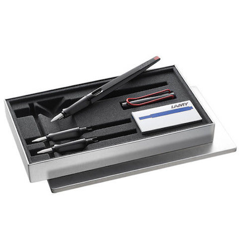 LAMY Joy Calligraphy Fountain Pen Set - Black - 1.1mm, 15mm, 1.9mm