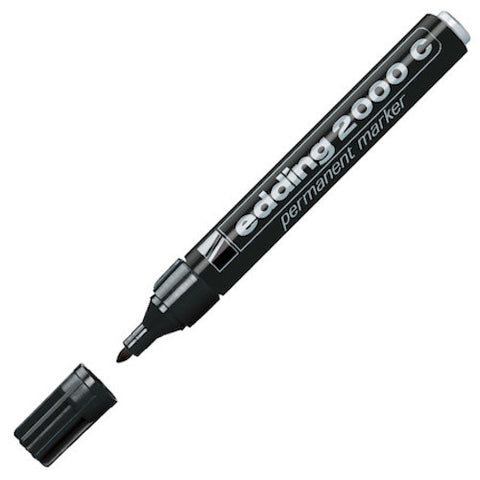 Edding 2000c Permanent Marker - Bullet Tip - Black
