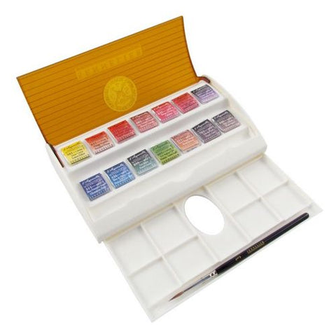 Sennelier Travel Box 14 Half Pans