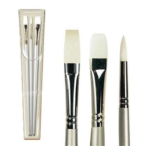 PRO ARTE Sterling Acyrlic Painting Brush Set - Three Brushes - W6