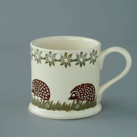 BRIXTON POTTERY NEW HANDMADE 250ml POTTERY MUG - Hedgehog