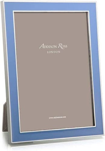 ADDISON ROSS Enamel Photograph Frame - Periwinkle - 4" x 6"