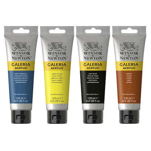 Winsor and Newton Galeria Acrylic Paints - 120ml Tubes