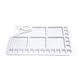Jakar New White Plastic Artists Watercolour Palettes - 2 Sizes