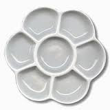 Jakar New White Porcelain Artists Watercolour Palettes - 2 Sizes