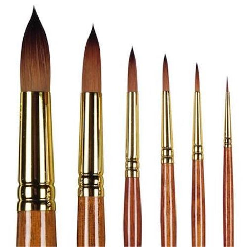 Pro Arte Series 007 Prolene Plus Round Brush Full Range