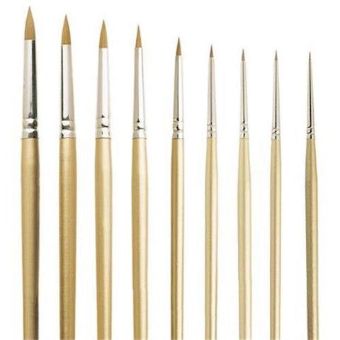 Pro Arte Series 107 Watercolour Spotting Brush Full Range