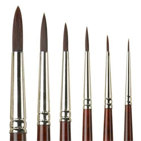 Pro Arte Series 202 Acrilyx Brushes - Round - 15 Sizes