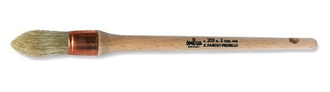 Omega Series 203 Pointed Hog Sash Brushes
