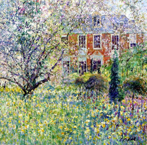 CHARLES NEAL - The Spring Garden Highnam Court (Framed)