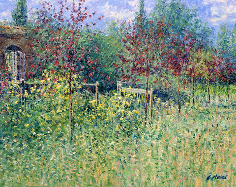 CHARLES NEAL - The Wild Garden, Byfleet Manor (Framed)