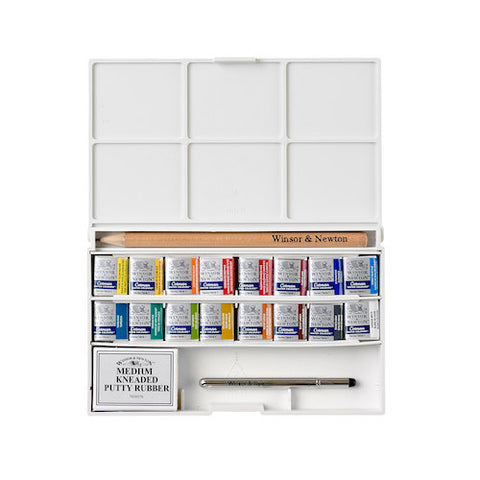 WINSOR & NEWTON NEW COTMAN WATERCOLOUR DELUXE SKETCHERS SET