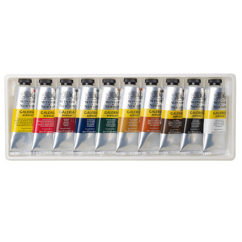 WINSOR & NEWTON Galeria Acrylic Painting Set 10 x 60ml Tubes