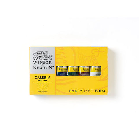 WINSOR & NEWTON Galeria Acrylic Painting Set  6 x 60ml tubes